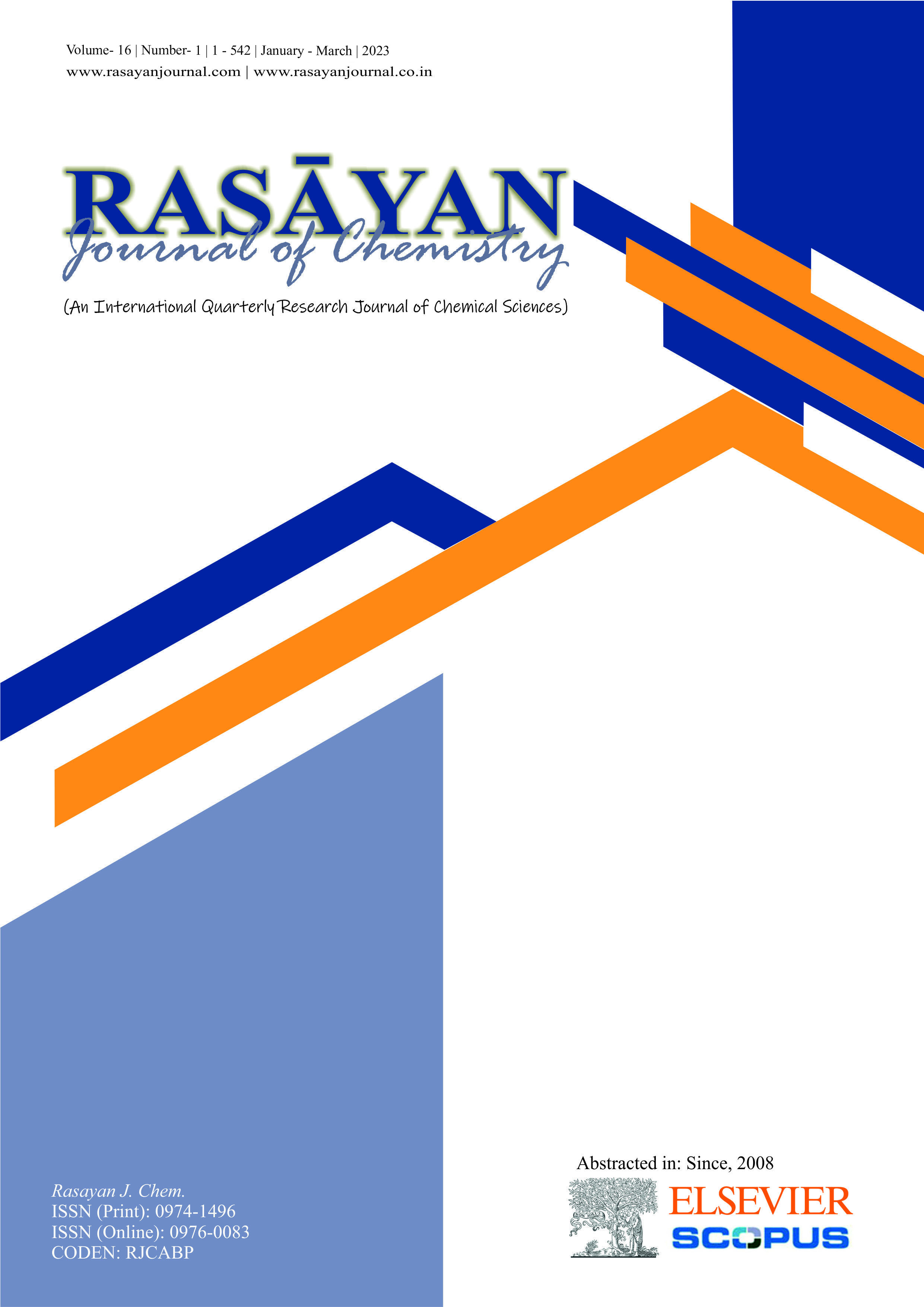 Issue Volume 16, Number 1, 1-542